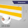 HOLZBRINK Battiscopa adesivo in PVC 100x25mm, 5 m | Profilo Anteprima dell’immagine prodotto 4