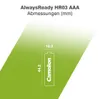Camelion NH-AAA800ARBP2, Wiederaufladbarer Akku, AAA, Produktbild-Vorschau 5