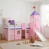 Lits superposé 90x200 cm avec Tour Toboggan Matelas Lit Voir les images du produit 12