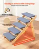 SucceBuy Haustiertreppe 780x470x660 mm, 5-stufige klappbare Produktbild-Vorschau 3