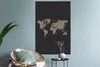 MuchoWow® Wandtattoo Wandsticker Wandaufkleber Weltkarte - Produktbild-Vorschau 6