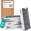A product shot of activated carbon filters with packaging. Voir les images du produit