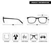OPULIZE Arc Lesebrille Stilvolle Schlank Rechteckig Rahmen Produktbild-Vorschau 4