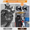 Helmhalterung Wand, Motorradhelm Halterung mit 4 Clips und Produktbild-Vorschau 5