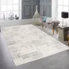 Moderner feiner Wohnzimmer-Teppich | glänzend | blau-weiß Produktbild-Vorschau 1