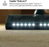 A close-up of a vacuum cleaner head with LED lights illuminated, cleaning a carpeted floor. Náhled obrázku produktu