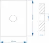 Nutenstein | Gewindeplatte 15x10x4 mm M5 Gewinde mittig | Produktbild-Vorschau 2