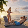 Mata plażowa Outsunny zestaw 2 mat przeciwsłonecznych Podgląd zdjęcia produktu 8