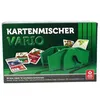 A green card shuffling device is shown on a white background, with cards and packaging details visible. Produktbild-Vorschau
