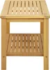 vidaXL Beistelltisch Öl-Natur 70 x 40 x 45 cm Massivholz Produktbild-Vorschau 5