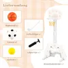 GOPLUS 3-in-1 Basketballkorb für Kinder, höhenverstellbarer Produktbild-Vorschau 7