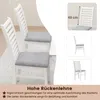 Set di 2 sedie da pranzo COSTWAY, sedie da cucina in legno, Anteprima dell’immagine prodotto 6