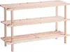 ZELLER Botník dřevěný 3 police 80x26x49,5cm Náhled obrázku produktu 4