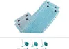 Three light blue mop heads are arranged diagonally on a white background. Produktbild-Vorschau