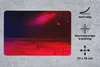 MuchoWow® Mauspad Mousepad Galaxie - Rot - Sternenhimmel Produktbild-Vorschau 2