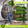 tillvex® Hängesessel mit Gestell Outdoor & wetterfester Produktbild-Vorschau 4