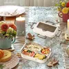 Thermische Lunchbox met 4 Vakken en Lekvrije Afdichting Productafbeelding-voorbeeld 2