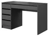Schreibtisch Schminktisch MIA 120 cm Anthrazit 5 Schubladen Produktbild-Vorschau 2