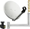 PremiumX SAT Anlage 45cm Satellitenantenne Quad LNB Produktbild-Vorschau 1