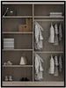 BETTSO Schiebetürenschrank Eleganter Kleiderschrank Schrank Produktbild-Vorschau 3