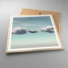 Gerahmtes Poster - Rahmen in heller Eiche - Wolken Produktbild-Vorschau 3