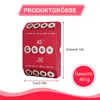 A red aluminum jig for drilling holes at 30 and 45-degree angles, with dimensions and weight indicated. Produktbild-Vorschau