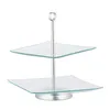 Relaxdays Etagere, 2 stöckig, eckig, Cupcake, Kekse, Obst, Produktbild-Vorschau 6