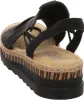 Rieker Damen Keilsandalette Sandale Modeschuh schwarz 38 Produktbild-Vorschau 100