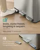 Odpadkový koš se 3 přihrádkami, 3 x 18 l, s pedálem a víkem Náhled obrázku produktu 7