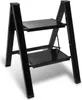 Jopassy scala pieghevole 2 gradini nera Scala a gradini in Anteprima dell’immagine prodotto 1