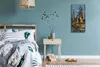 Leinwand Uhr Küche Wohnzimmer Bild 30x60 Stadt modern Produktbild-Vorschau 4