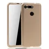 A gold-colored phone case is shown from a slightly angled side view, with the phone inside the case visible on the left. Produktbild-Vorschau