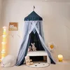 Zanzariera per letto 65x270 cm Blu navy Lettino per bambini Anteprima dell’immagine prodotto 2