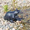 CLGarden Wasserspeier Figur Frosch für Teich Wasser Produktbild-Vorschau 1