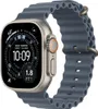 Apple Natural Titanium Finish Band Blu Fluoroelastomero, Anteprima dell’immagine prodotto 1