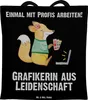 Mr. & Mrs. Panda Shopping Tasche Grafikerin Leidenschaft - Produktbild-Vorschau 1
