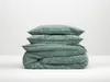Lino Kissenbezug 40x80 Emerald Green Produktbild-Vorschau 5