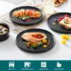 Speiseteller aus Steingut, Essteller für 6 Personen, Produktbild-Vorschau 4