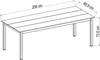NATERIAL - Gartentisch rechteckig DORA - 6 bis 8 Personen - Produktbild-Vorschau 2