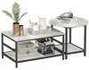 HOMCOM Couchtisch 2er-Set Beistelltisch, Kaffeetisch Produktbild-Vorschau 1