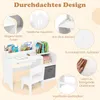 COSTWAY Bureau voor kinderen, kinderbureau met stoel, lade, Productafbeelding-voorbeeld 7