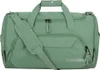 A green duffel bag with a shoulder strap and handles, shown against a white background. Produktbild-Vorschau