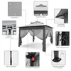 Puluomis Faltpavillon Gartenpavillon Pop Up 2.7 x 2.7m Produktbild-Vorschau 6