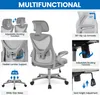 Yaheetech Bürostuhl Ergonomisch, Schreibtischstuhl mit Produktbild-Vorschau 5