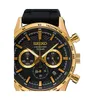 Close-up of a gold and black Seiko chronograph watch. Náhled obrázku produktu