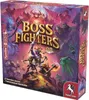 The image shows the front and side of a board game box for "Boss Fighters QR". The artwork depicts fantasy characters and monsters in a dynamic, action-filled scene. Anteprima dell’immagine prodotto