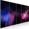 Italienischer Leinwand Leinwandbild - Deer Galaxy (5 Parts) Produktbild-Vorschau 1