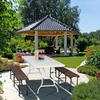 Relaxdays Bierbank 2er Set, klappbar, Kunststoff, Stahl, Produktbild-Vorschau 2