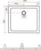 Duschtasse 80 x 90 cm (schwarz) Produktbild-Vorschau 2