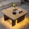 Moderner Couchtisch mit LED, 2‑in‑1‑Design Sofatisch, frei Produktbild-Vorschau 9
